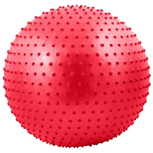 фото Мяч гимнастический anti-burst массажный 65 см (красный) fbm-65-2 hawk