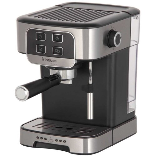 Кофеварка рожкового типа Inhouse ICM1505BK кофеварка рожкового типа vitek vt 1511bk