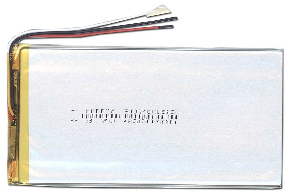 Аккумулятор Li-Pol (батарея) 3*70*155мм 3pin 3.7V/4000mAh