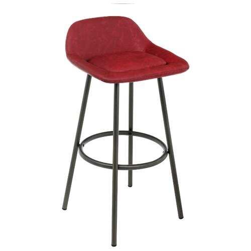 фото Барный стул woodville bosito wine red