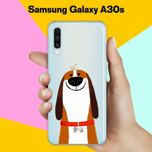 Силиконовый чехол Хороший Бигль на Samsung Galaxy A30s силиконовый чехол уставший бигль на samsung galaxy a30s