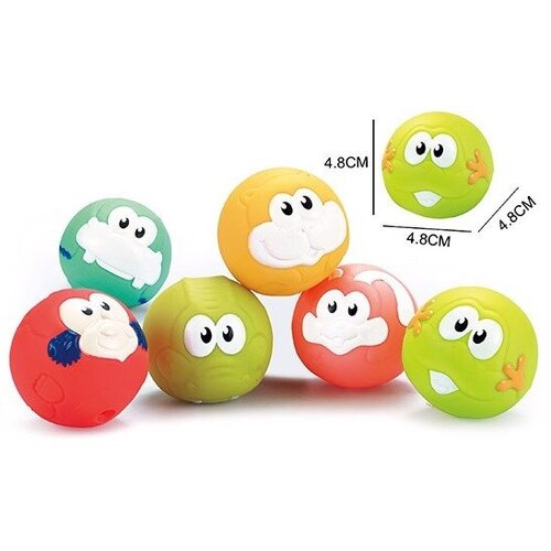 Игрушка для купания ANIMAL BATH BALL (6 предм.) в коробке bath salt ball set bath explosion bath salt ball cleaning bubble bath ball bath ball bath salt bath salts body