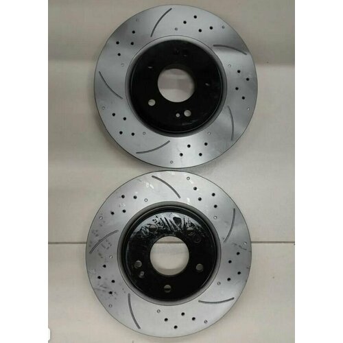 Комплект дисков тормозных передние перфорированные Hyundai Sonata Kia K5 19- арт ST1490005 бренд SAT 20826₽