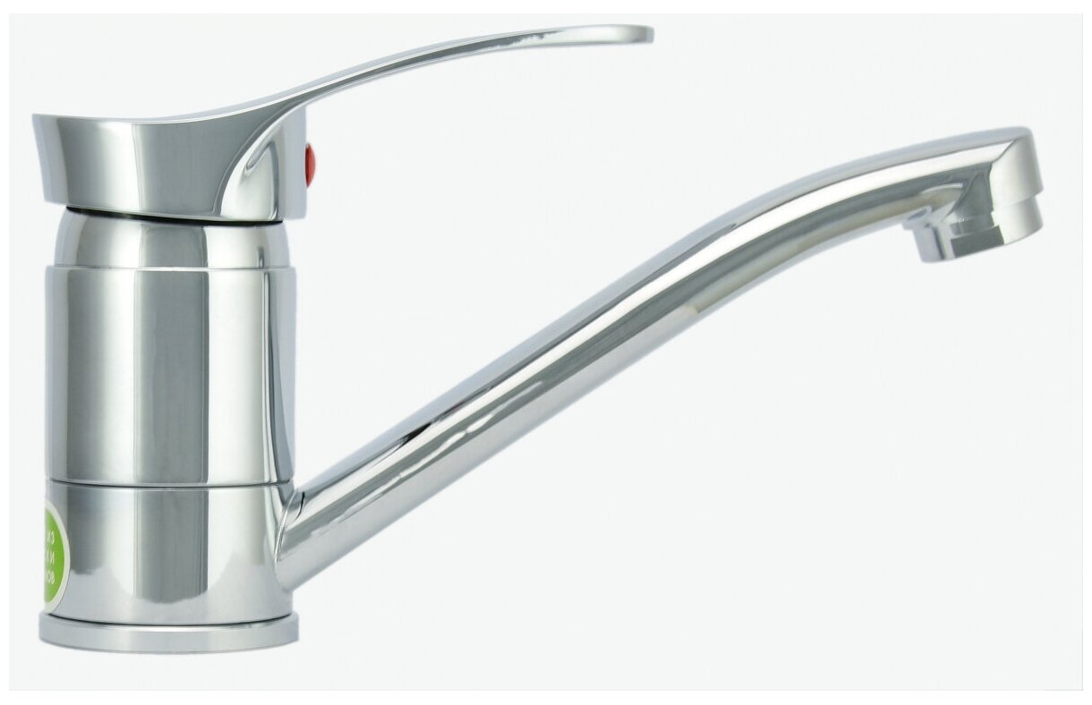 Одноручный смеситель для умывальника Juguni с гибкой подводкой 0402.945C