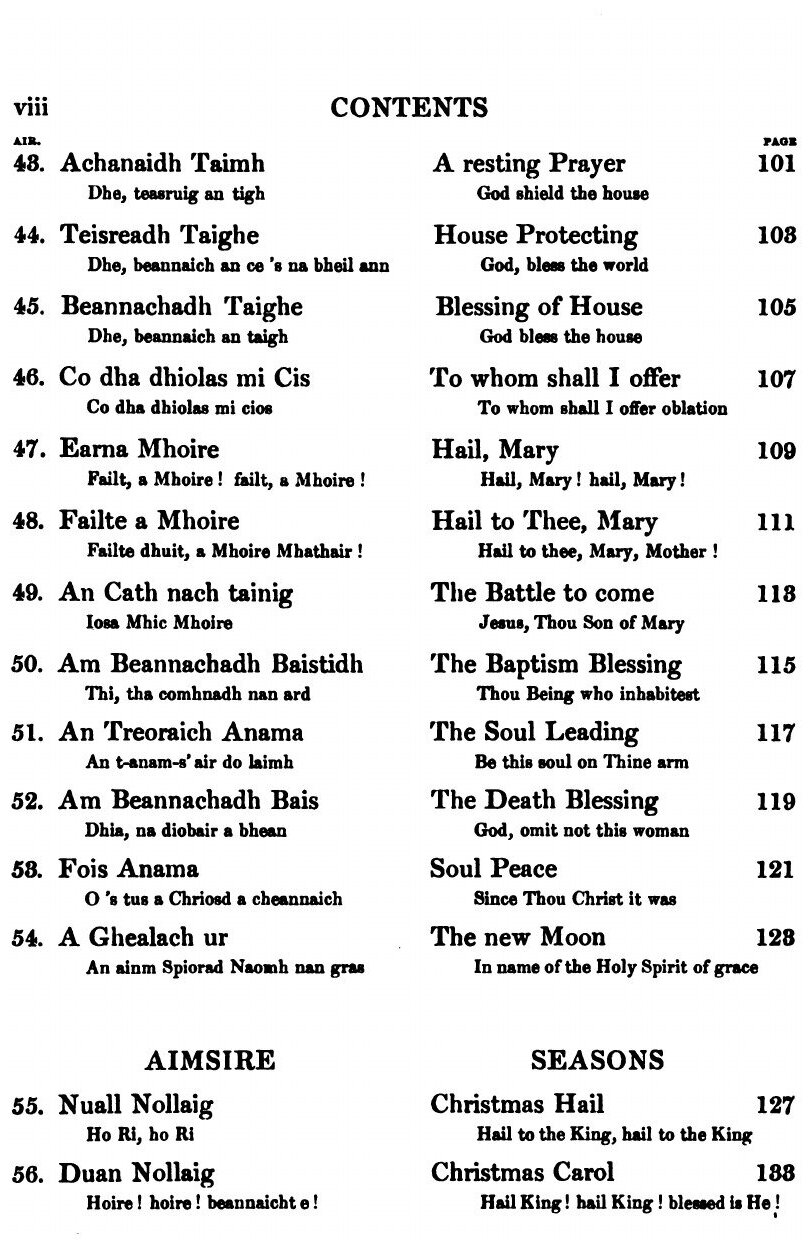 Carmina Gadelica, Hymns And Incantations Volume 1 - фото №5