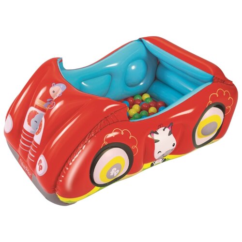 фото Детский бассейн bestway fisher-price гоночный автомобиль 93520