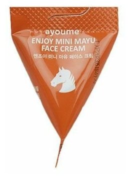 Крем для лица с лошадиным жиром [Ayoume] Enjoy Mini Mayu Face Cream