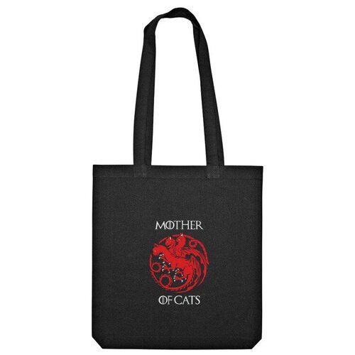 Сумка шоппер Us Basic, черный printio сумка mother of dragons
