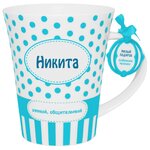 BE HAPPY Кружка Никита 350 мл - изображение