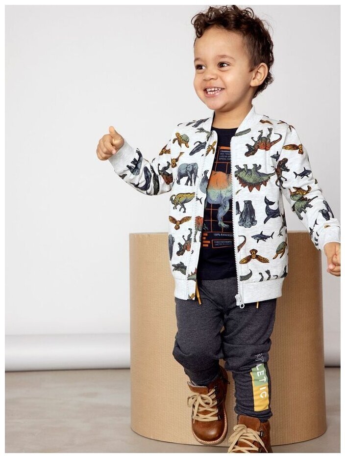 Брюки name it, размер 98, синий — фото 1