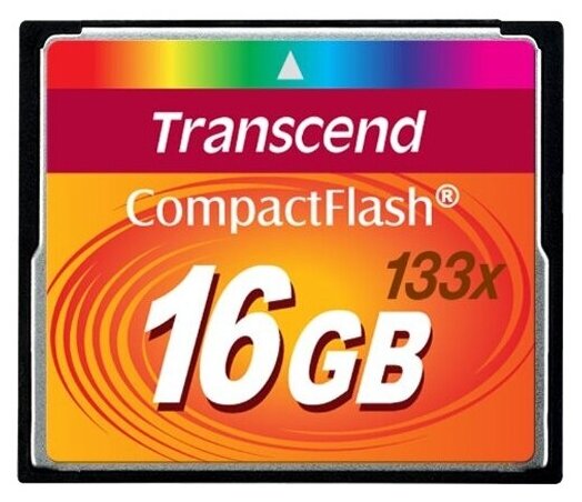 Карта памяти Transcend CompactFlash Standard (50/20MB/s) 16GB