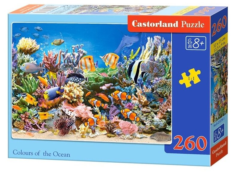 Пазл Castorland 260 деталей: Цвета океана