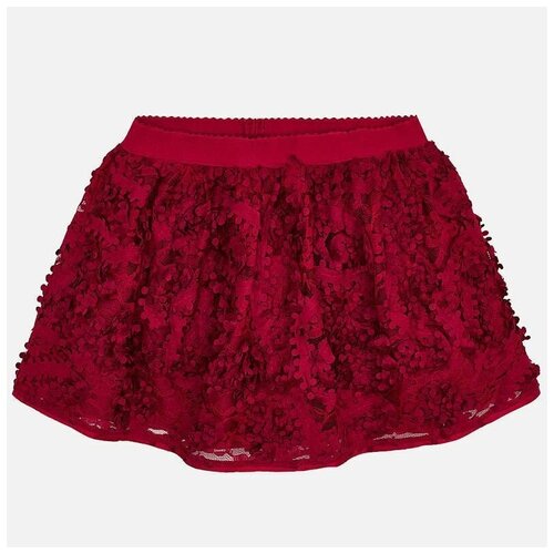 Кружевная юбка MAYORAL для девочки Красный 4902/074/19 134