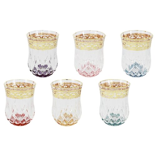 фото Набор стопок для водки same "цветная флоренция" 6 предметов, 0.05 л (sm3921_678) same decorazione