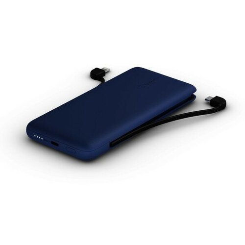 Внешний аккумулятор Belkin Boost Charge with Integrated Cables 10000 mAh (BPB006btBLU) Blue