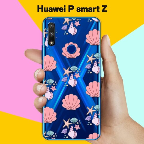 силиконовый чехол ракушки на huawei p smart z Силиконовый чехол Ракушки на Huawei P smart Z