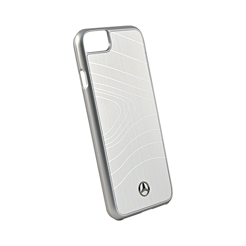 Накладка Mercedes Organic lll Hard Brushed Aluminium для iPhone SE 2020 / 8 / 7 - Silver