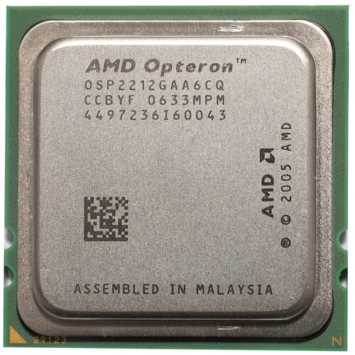 Процессор AMD Opteron 2212 HE 2000Mhz (2x1024/1000/1,3v) Dual Core Socket F Santa Rosa CCBIF OSP2212GAA6CQ