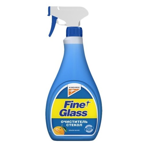 фото Очиститель для автостёкол kangaroo fine glass 320119, 0.5 л