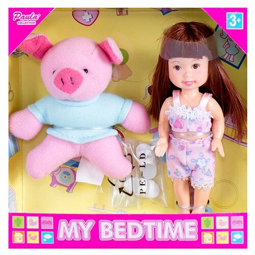 Набор M&C Toy Centre Paula с любимой игрушкой свинка, MC23007c