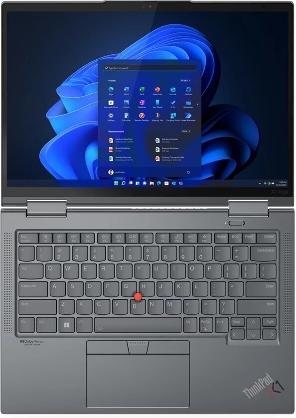 Ультрабук Lenovo ThinkPad X1 Yoga Gen 7 21CD004TRT (CORE i5 1700 MHz (1240P)/16384Mb/512 Gb SSD/14"/1920x1200/Win 11 Pro)