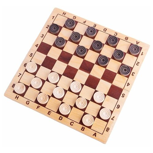 Семейные турнирные настольные развивающие игры для детей шашки деревянные с доской