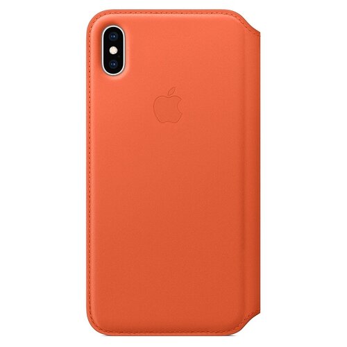 Чехол Apple Folio кожаный для iPhone XS Max, sunset