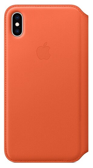 Чехол-книжка Apple Leather Folio iPhone XS Max Sunset (Тёплый закат) MVFU2ZM/A