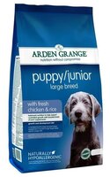 Корм для собак Arden Grange (15 кг) Puppy/Junior Large Breed сухой корм цыпленок и рис для щенков и 