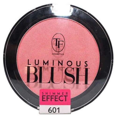 TF Cosmetics пудровые румяна с шиммер-эффектом Luminous Blush, 601 розовый лепесток румяна для лица компактные triumph blush 82 сверкающий розовый