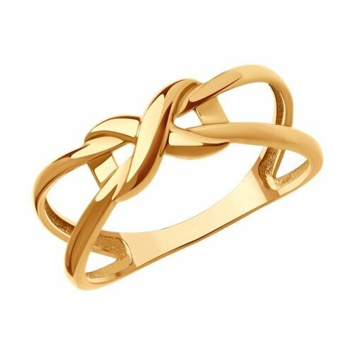 фото Кольцо diamant online, золото, 585 проба, размер 17.5