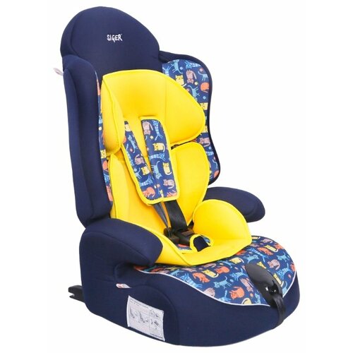 фото Автокресло группа 1/2/3 (9-36 кг) Siger Прайм Isofix, котики
