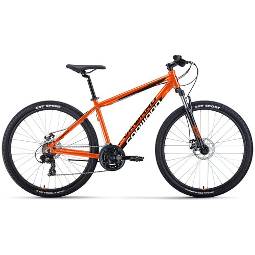 Велосипед 27.5 FORWARD APACHE 2.0 CLASSIC (DISK) (21-ск.) 2022 (рама 15) оранжевый/черный велосипед forward apache 27 5 2 2 d 27 5 21 ск рост 15 2022 черный серый rbk22fw27296