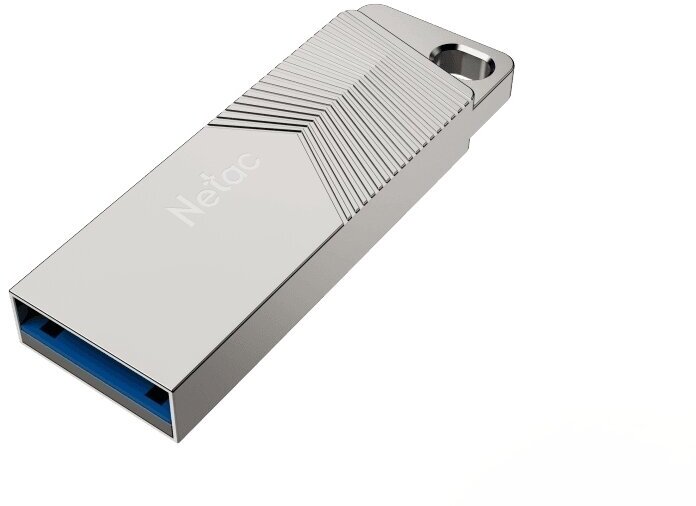 Флешка USB Netac UM1 (NT03UM1N-016G-32PN), 16Gb, USB 3.2, R/W 150/45, серебристый