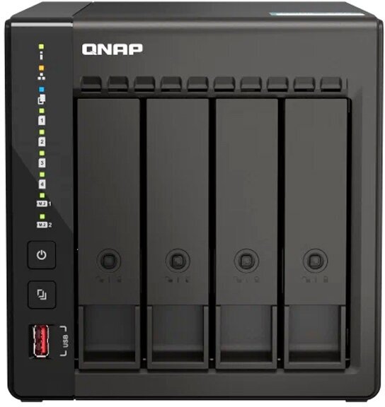 Сетевое хранилище NAS Qnap Original TS-453E-8G 4-bay настольный Celeron J6412