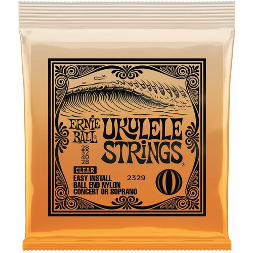 струны для укулеле ernie ball 2329 ball end nylon 28 41 Струны для укулеле-концерт Ernie Ball 2329 (28-28)