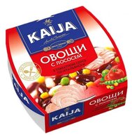 KAIJA Овощи с лососем по -итальянски, в томатном соусе, 220 г