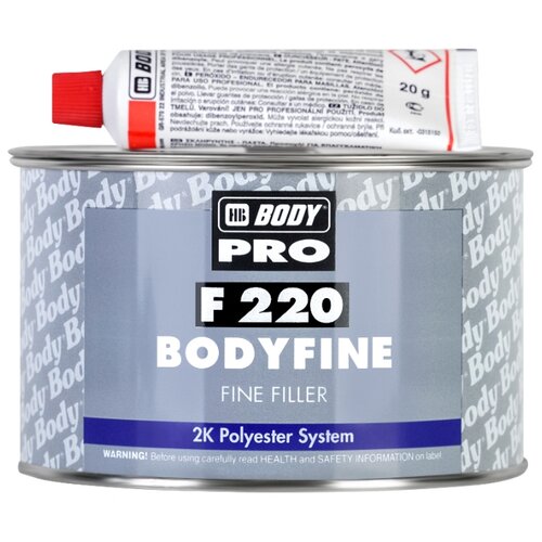 фото Комплект (шпатлевка, отвердитель) HB BODY PRO F220 Bodyfine 1 кг