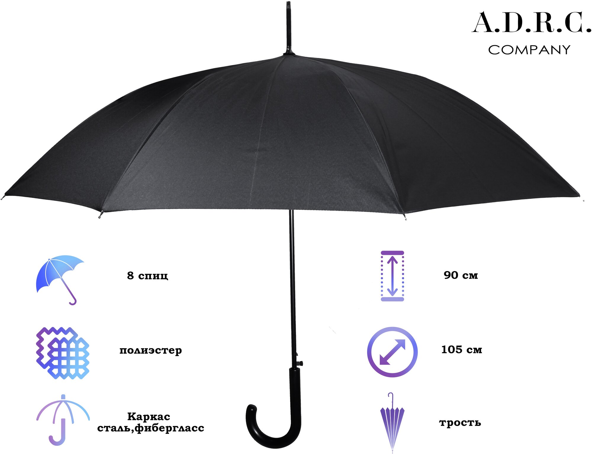 Зонт-трость A.D.R.C Company