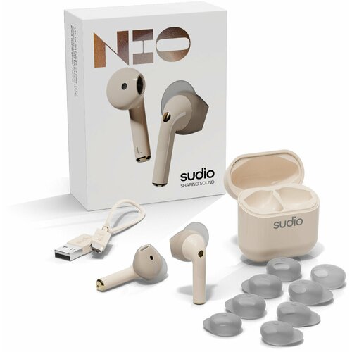 Беспроводные наушники Sudio Nio Цвет бежевый 735000₽