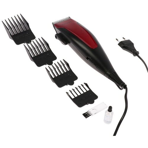 Машинка для стрижки Galaxy GL 4101 15 Вт 220 В 4 насадки лезвия из нерж стали 187800₽