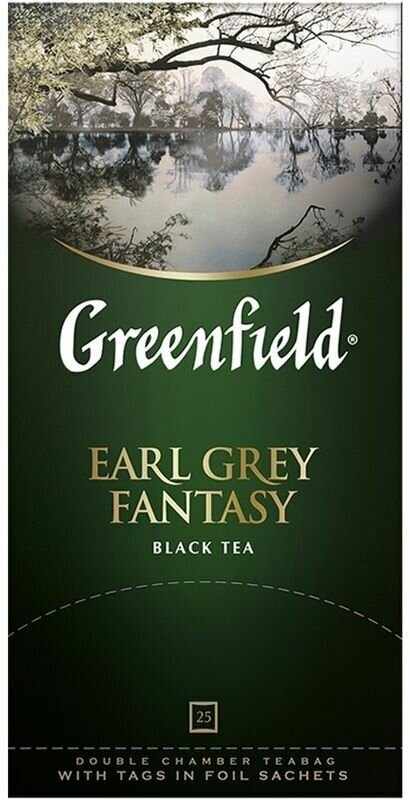 Чай чёрный Greenfield Earl Grey Fantasy 25 шт