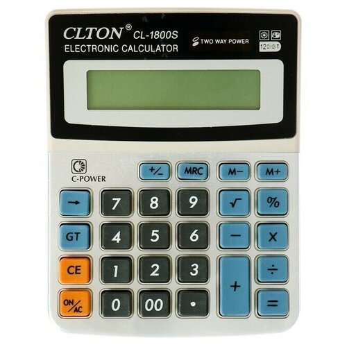 Калькулятор настольный 12 - разрядный, CL - 1800S, двойное питание