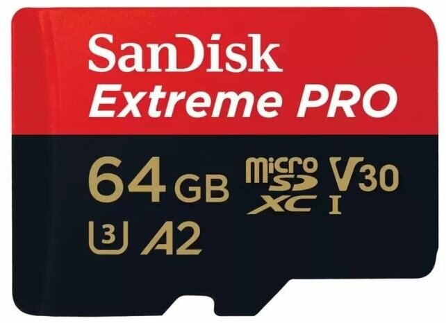 Карта памяти microSD 64 ГБ SanDisk Class 10 Extreme Pro ( SDSQXCU-064G-GN6MA )