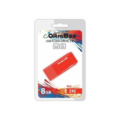 фото Флешка oltramax 240 8gb red