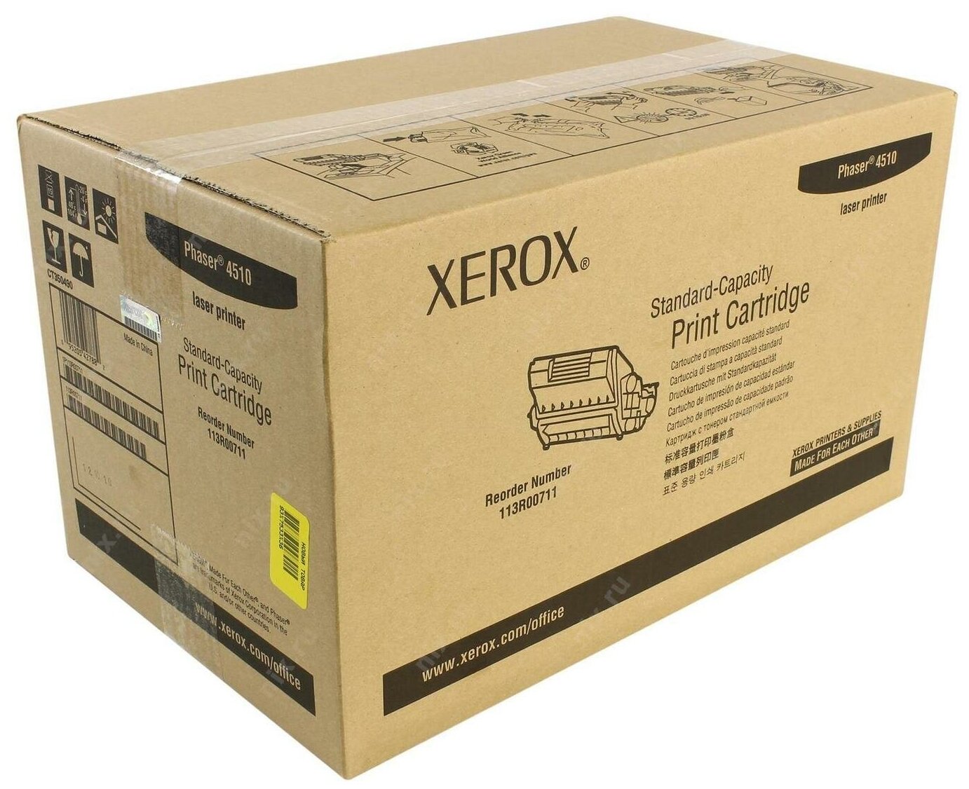 Картридж Xerox 113R00711 тонер картридж Xerox (113R00711) 10 000 стр, черный