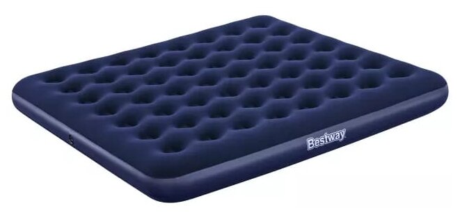 Надувной матрас Bestway Flocked Air Bed, 203х183 см, синий