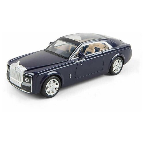 Машинка металлическая инерционная Роллс Ройс 1:24 (в коробке) large size 1 20 rolls royce phantom alloy car model diecasts