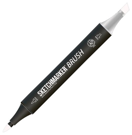 Маркер Sketchmarker Brush двухсторонний на спирт.основе цв.R55 Сахарная вата