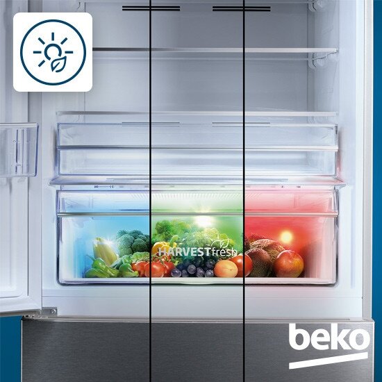 Холодильник BEKO , двухкамерный, белый - фото №4